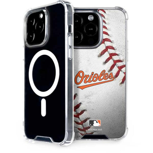 MLB Baltimore Orioles Game Ball iPhone 15 Pro MagSafe Case